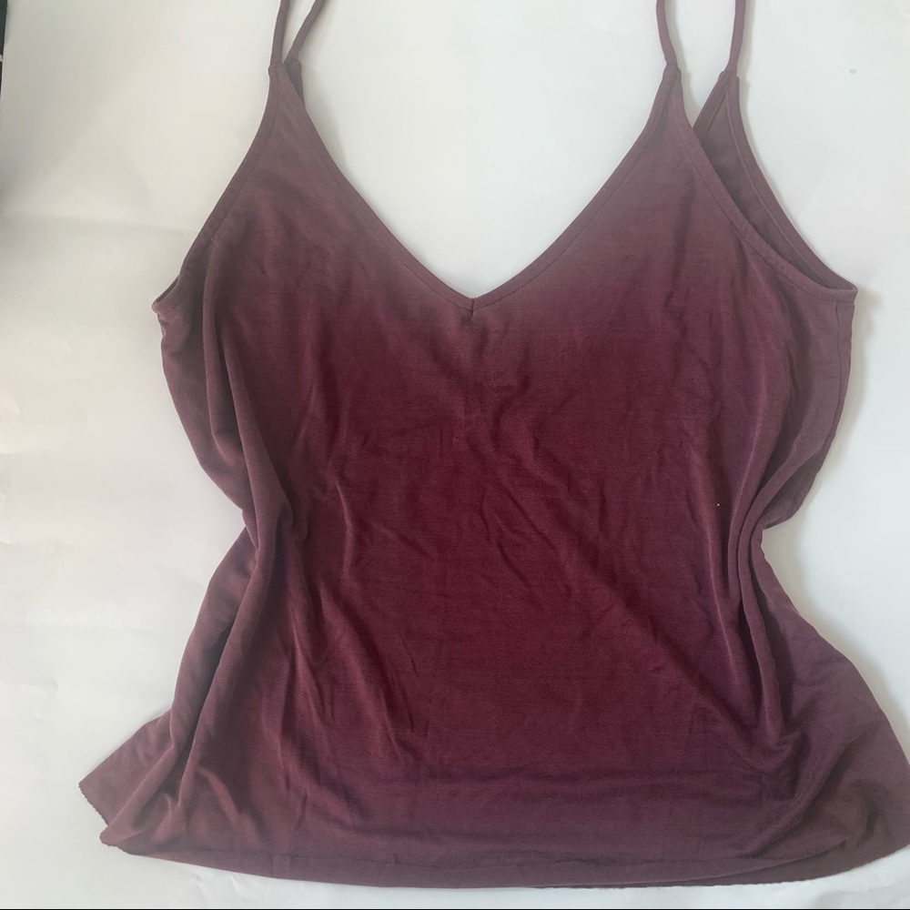 Burgundy Tank top